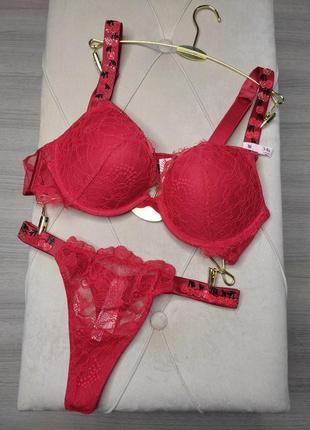Бюст комплект со стразами victoria’s secret 34a 34d