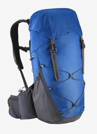 Туристический рюкзак quechua mh900 25л 45 х 25 х 15 см синий совместимые с питьевой системой