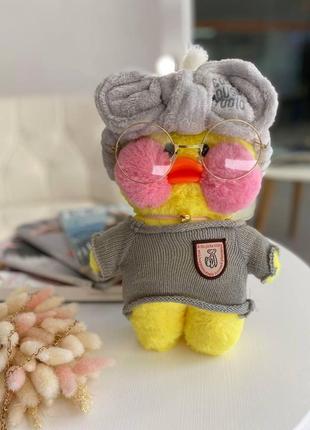 Іграшка "lalafanfan" з одягом (кофта, пов'язка + окуляри) жовта 6970/3 203, bambini, жовтий, унісекс