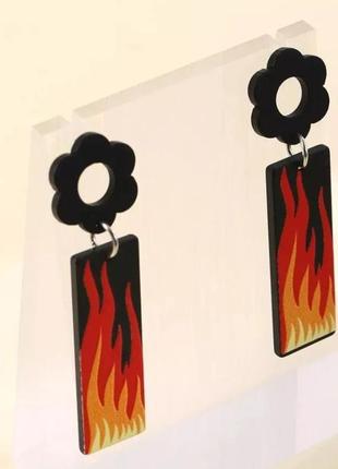 Сережки полум'я 3