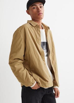 Куртка рубашка утеплена флисом h&m 10125590042 фото