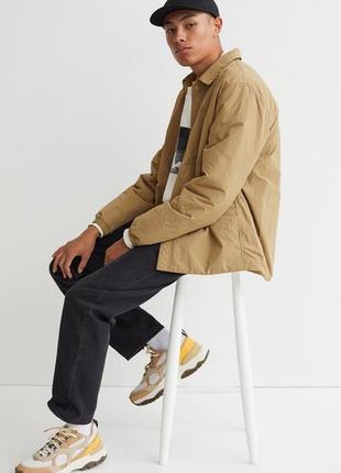 Куртка рубашка утеплена флисом h&m 10125590044 фото