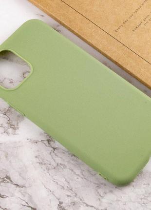 Чехол для iphone tpu soft case candy фисташковый