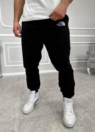 Чорні чоловічі утеплені штани.12-163