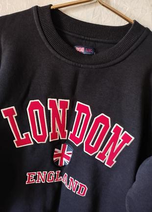 Свитшот с логотипом london/england4 фото
