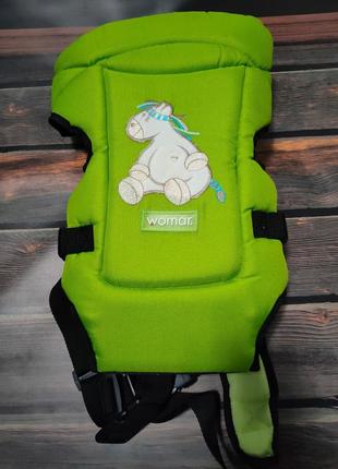 Рюкзак- переноска butterfly № 14 excluzive womar салатовый