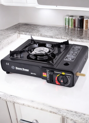 Газова плита з п'єзопідпалом в кейсі портативна