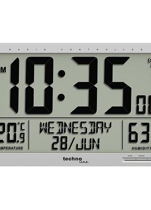 Часы настенные technoline ws8013 silver (ws8013)