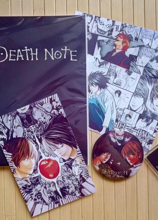 Набір тетрадь смерти death note із 4 предметів