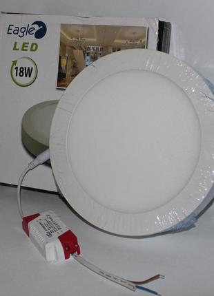 Стельова led-лампа накладна, кругла