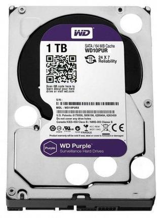 Жесткий диск western digital purple 1tb sc ha500