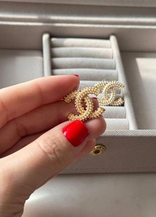 Сережки chanel