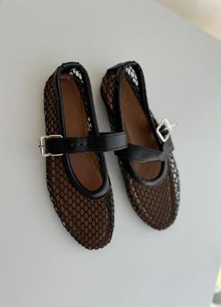 Балетки кроссовки zara сетка alaia зара 38 39