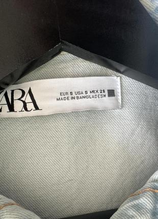 Джинсова куртка zara8 фото