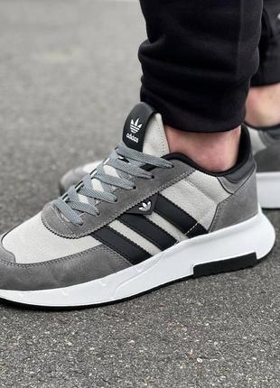 Чоловічі кросівки adidas ruuning silver6 фото