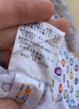 Люксовая разноцветная рубашка с ярким принтом эмогии vagie emoji multicolor print...