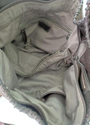Большая кожаная сумочка в стиле prada7 фото