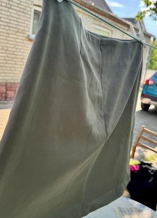 Спідниця міні юбка хакі колір 😎🔝🩶3 фото