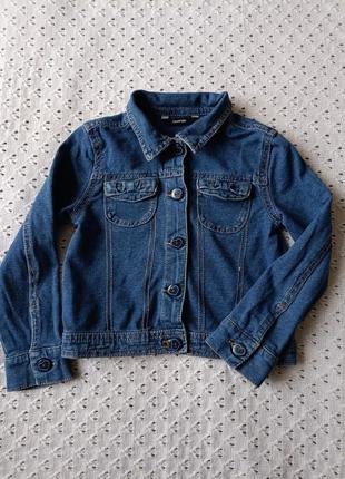 Джинсова курточка george для дівчинки жакет з м'якого джинсу на літо кофта джинсовка