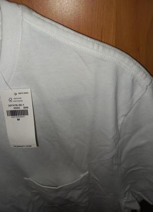 Белая футболка олд-неви old navy размер м5 фото