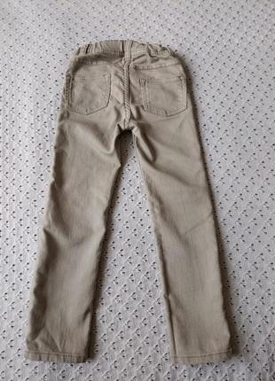 Штанишки из хлопка h&amp;m для девочки стильные брюки на весну лето брюки коттоновые2 фото