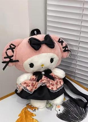 Мягкая плюшевая игрушка рюкзак sanrio my melody (lolita)