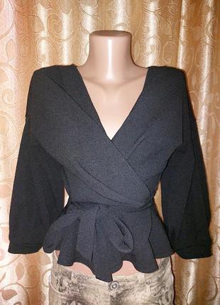 💖💖💖стильная черная женская кофта, блузка boohoo💖💖💖4 фото