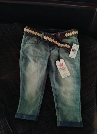 Капри джинсовые skinny стрейч 9-11лет сша4 фото