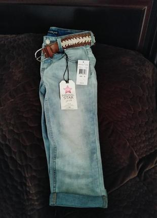 Капри джинсовые skinny стрейч 9-11лет сша5 фото
