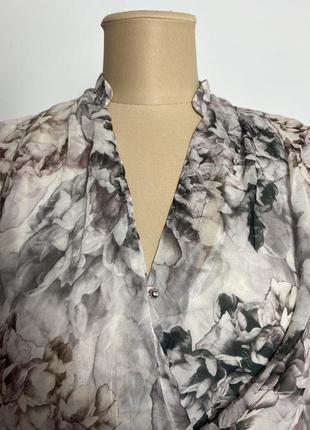 *дефект ніжна блуза квіткова h&m з підкладкою5 фото