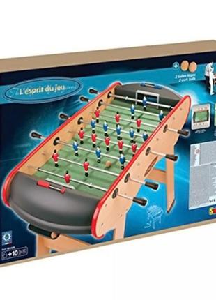 Деревянный полупрофессиональный футбольный стол smoby esprit du jeu франция 145400