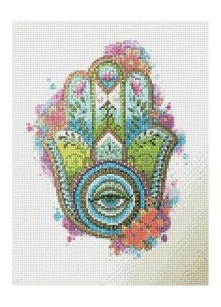 Алмазная мозаика "цветочный амулет", 30х40 см hx016