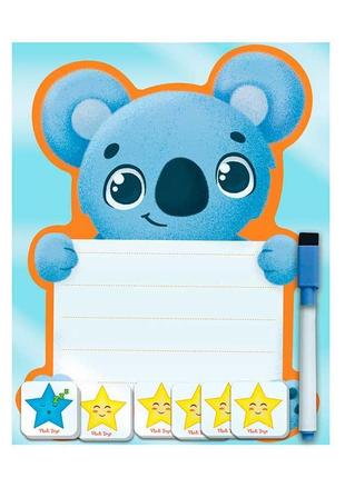 Магнитная доска "коала" с маркером (укр.) vt3601-23