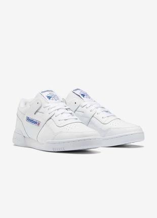 Оригинальные мужские кожаные кроссовки reebok workout plus 46-471 фото