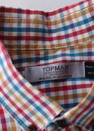 Базовая вьющаяся рубашка клетка от topman5 фото