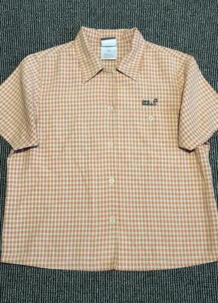 Жіноча трекінгова рубашка, теніска jack wolfskin