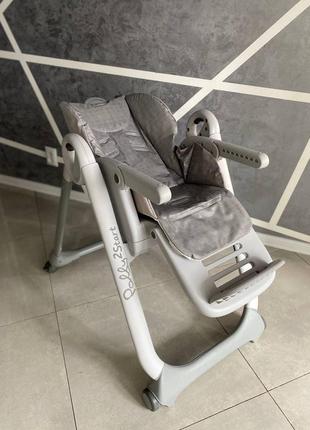 Стілець для годування chicoo polly magic relax gray10 фото