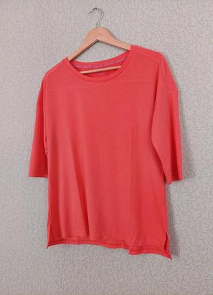 Лонгслів коралового кольору футболка tcm tchibo sport performance3 фото