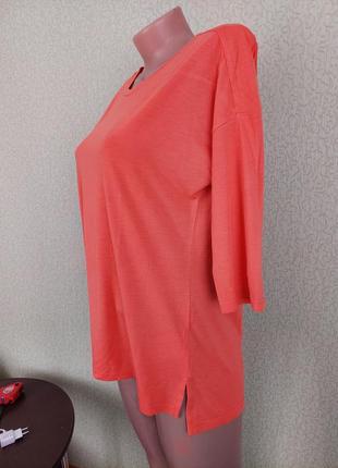 Лонгслів коралового кольору футболка tcm tchibo sport performance7 фото