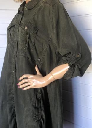 Ліоцелева сукня сорочка силует-а4 фото