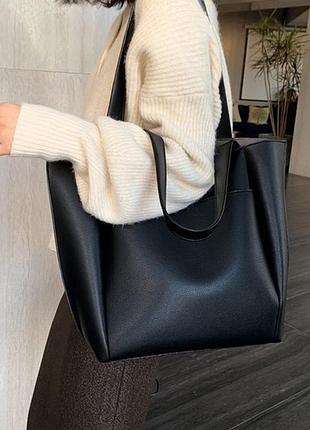 Велика сумка-шопер на блискавці