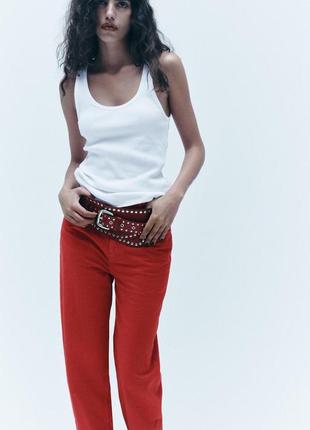 Широкие джинсы wide leg zara, 38р, оригинал