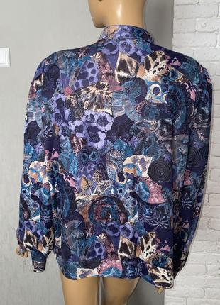 Винтажная блуза блузка на весну-осень винтаж, xl2 фото