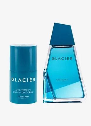 Набор oriflame glacier: мужская туалетная вода 100 мл и дезодорант 50 мл