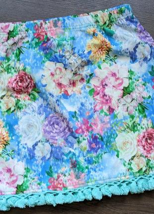 🌸 летний изысканный стиль: shein юбка с цветочным принтом для волшебных образов! 🌸5 фото