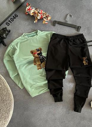 Мужской спортивный костюм с медведем bear
