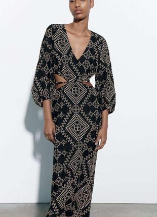 Zara плаття з вишивкою , м3 фото