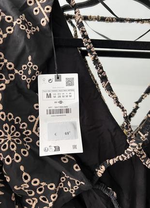 Zara платье с вышивкой, м8 фото