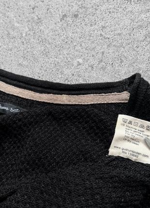 Gudrun sjoden women’s linen black sweater tunic jumper женский свитер, туника, джемпер из льна6 фото