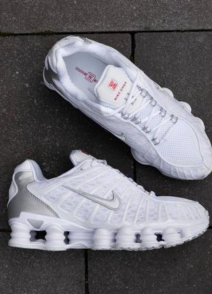 Nike shox tl white  nk1479 фото